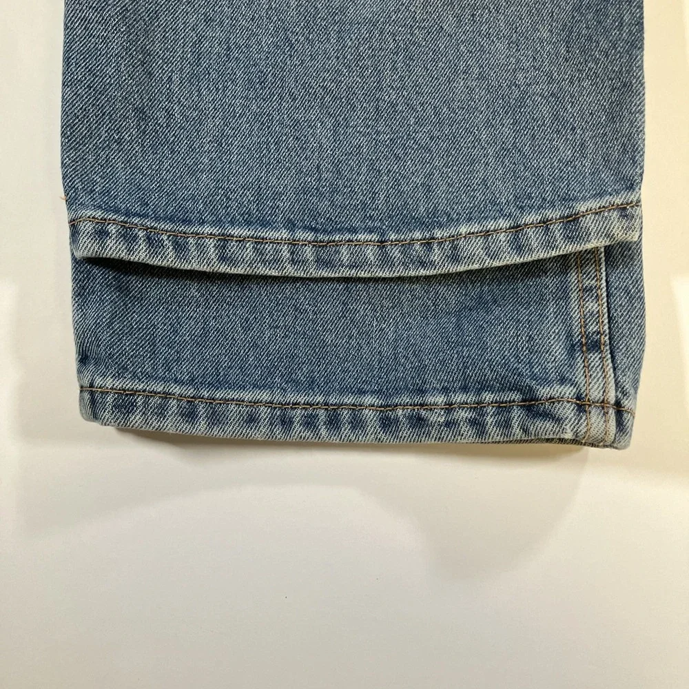 Levi's Western Fit Jeans Mens 34x34 Passing Time Medium Wash‎ Stretch Denim